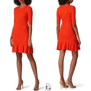 A.L.C. Vance Knit Mini Dress in Red - Size S
